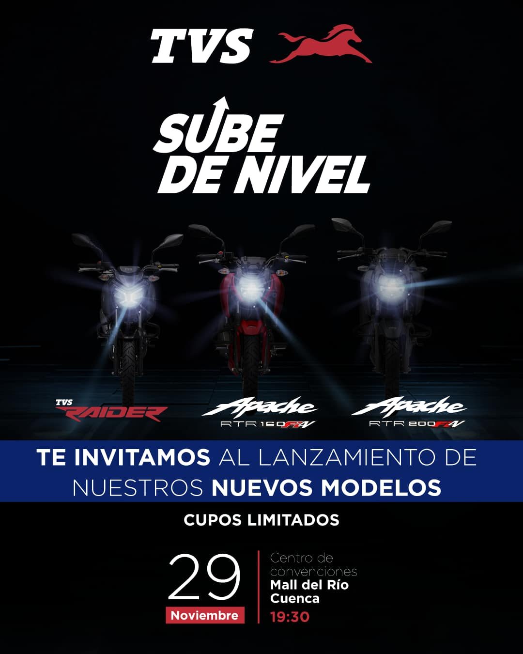 Tvs lanzamiento